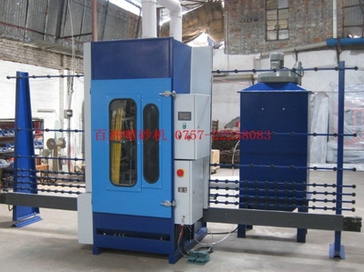 玻璃喷砂机详解 立式自动喷砂设备引领玻璃加工新潮流